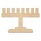 Wooden Menorah Cutout, Modern Shape, for Hanukkah Decor | Woodpeckers
